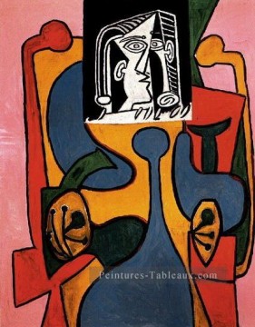  1938 Art - Femme dans un fauteuil 1938 Cubisme